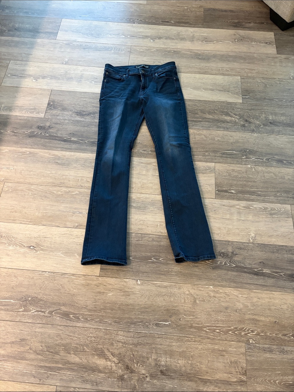 Express Dark Blue Skinny Jeans